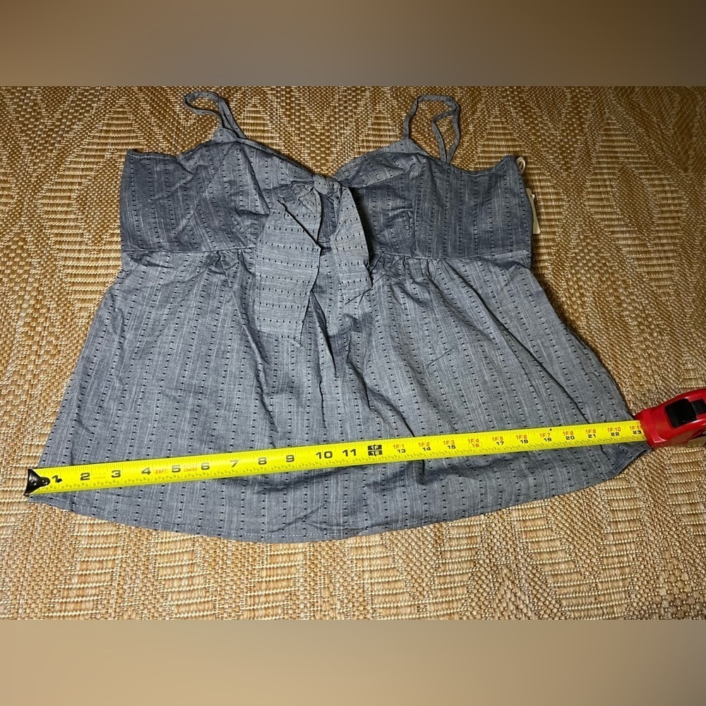 A.N.A Women's Faux Denim Tank Top with Front Bow,Size XL,NWT - Picture 5 of 9